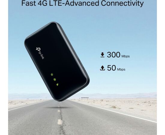 TP-LINK 300 Mbps LTE-Advanced Mobile Wi-Fi M7400 802.11n Mesh Support No MU-MiMO No 4G Wireless Routers