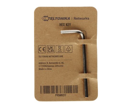 Teltonika Hex Key 19 x 53 x 2.5 mm Nickel Angled, Silver PR5MEC17 Новинки Компьютерная техника