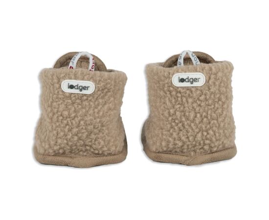 Lodger Slipper Teddy čībiņas, Beige, 3-6m - SLT 630_3-6  Čībiņas
