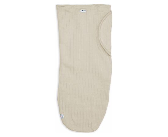 Lodger Bundler Solid kokvilnas autiņš mazuļa ietīšanai, Birch - BN 093 Спальные мешки, пижамы