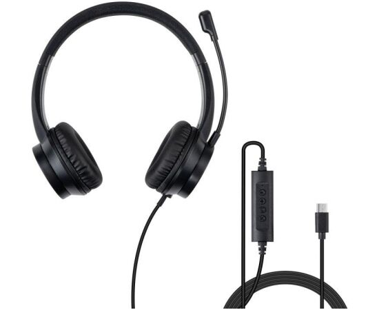 HEADSET USB-C OFFICE/20439 LINDY Austiņas