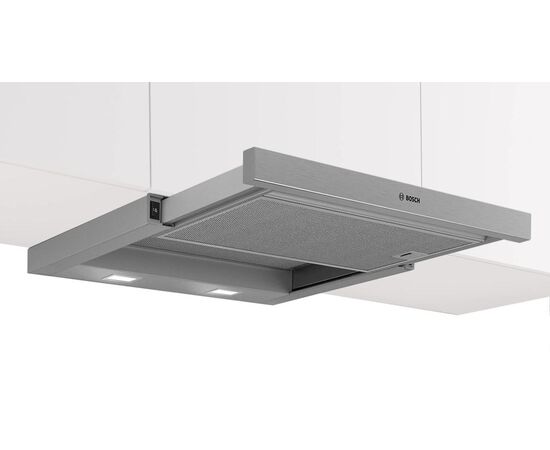 Bosch DFM064W55 Teleskopisks tvaika nosūcējs, iebūvējams 60cm Sudraba metāla Tvaika nosūcēji, iebūvējami