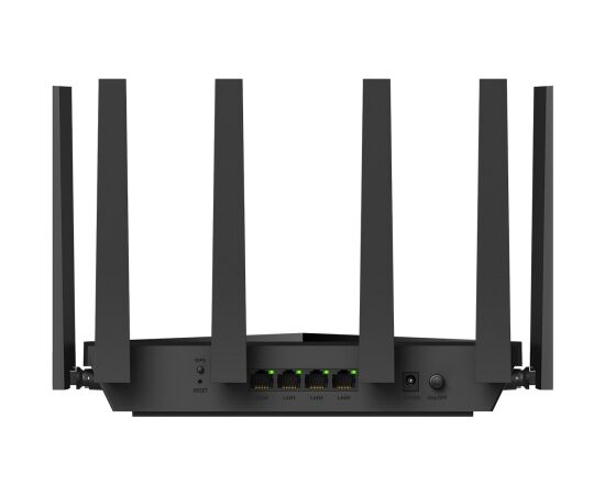 Cudy WR11000 wireless router 2.5 Gigabit Ethernet Tri-band (2.4 GHz / 5 GHz / 6 GHz) Black Wireless Routers