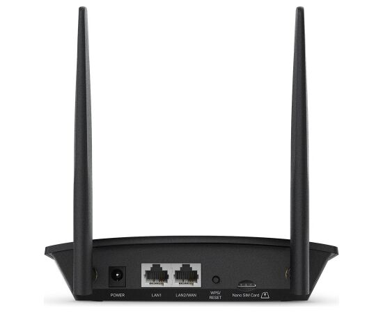 TP-Link TL-MR100 wireless router Fast Ethernet Single-band (2.4 GHz) 4G Black Wireless Routers