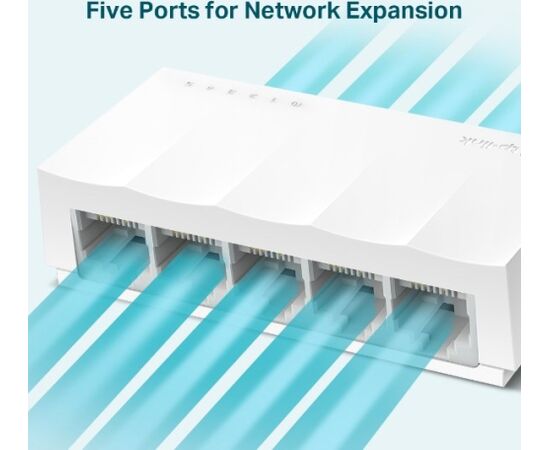 TP-Link LS1005 network switch Unmanaged Fast Ethernet (10/100) White Коммутаторы (Switch)
