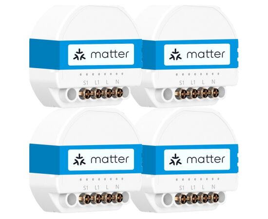 MEROSS MSS815MAQUA-UN 4-Pack Smart Wi-Fi Switches Viedie slēdži