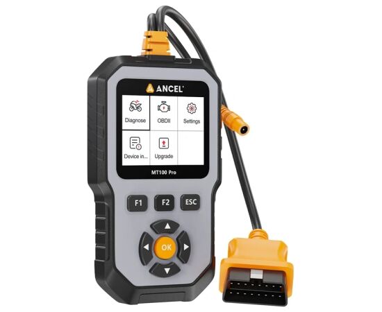 ANCEL MT100 PRO Motorcycle Diagnostic Scanner Testeri un mērierīces
