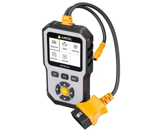 ANCEL MT100 PRO Motorcycle Diagnostic Scanner Testeri un mērierīces