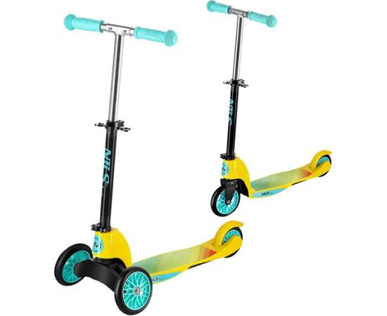 HLB202 LIME Skrejritenis NILS FUN Самокаты детские