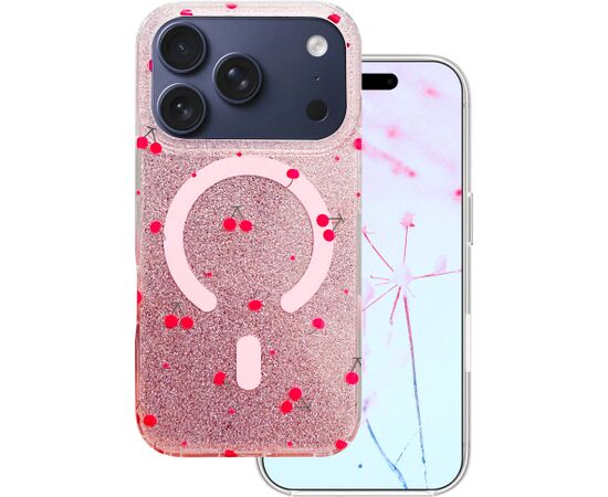 Mocco Cherry Mag Back Case Aizmugurējais apvalks priekš Apple iPhone 17 Pro Max Neoriģinālie Maciņi
