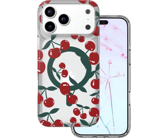 Mocco Cherry Mag Back Case Aizmugurējais apvalks priekš Apple iPhone 17 Pro Max Neoriģinālie Maciņi