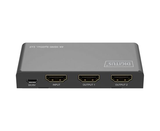 Digitus 4K HDMI Splitter, 1x2 DS-55336 Black Новинки Компьютерная техника