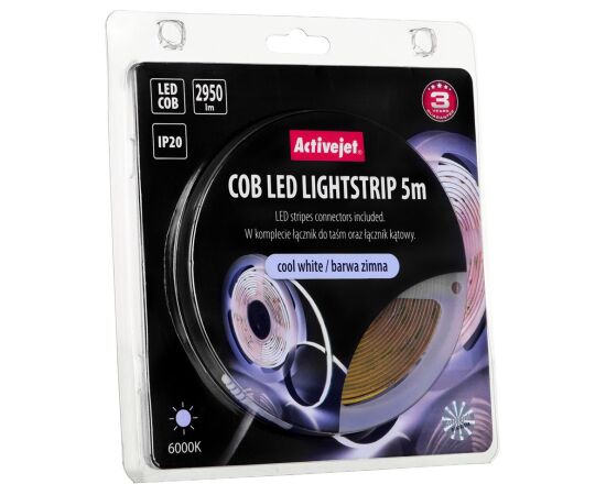 Activejet AJE-COB 5m zim strip light Universal strip light Indoor Декоративное освещение 