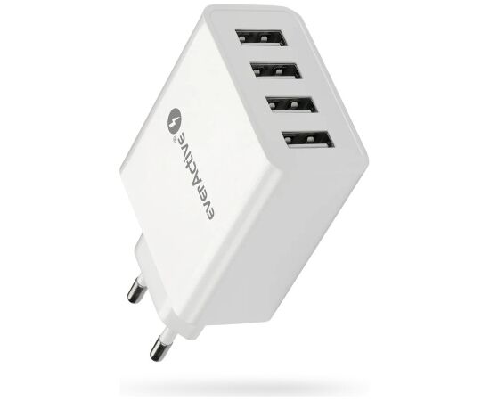 Charger 4 x USB 5A white Зарядные устройства
