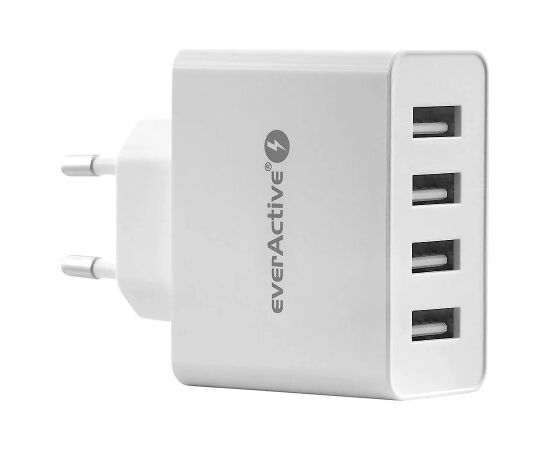 Charger 4 x USB 5A white Зарядные устройства