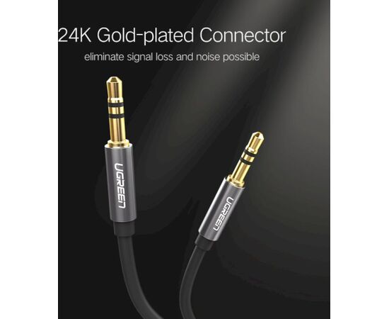 UGREEN AV119 Cable Кабель для зарядки 3.5mm male - 3.5mm male 0.5m Aудио-видео
