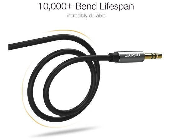 UGREEN AV119 Cable Кабель для зарядки 3.5mm male - 3.5mm male 0.5m Aудио-видео