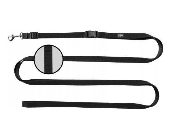 Chaba SMYCZ SPACEROWA Z PASEM BIODROWYM 10mm/4m CZARNA Citas preces