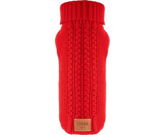 Chaba CHABA SWETEREK Z GOLFEM  `XXL` 40cm       CZERWONY Citas preces