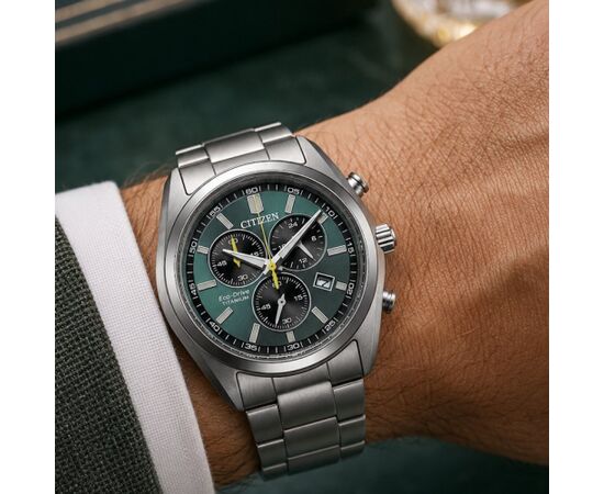 Citizen Super Titanium Chronograph AT2590-59X Rokas pulksteņi 
