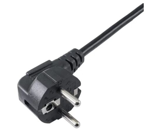 Akyga AK-PC-05 Black 5 m CEE7/7 IEC C13 Сетевые кабели, провода