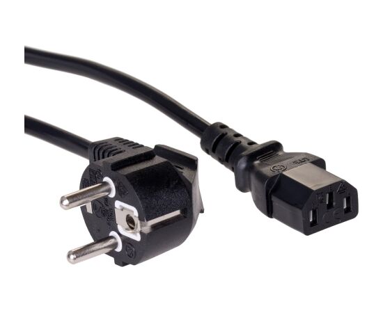 Akyga AK-PC-06A power cable Black 3 m CEE7/7 IEC C13 Сетевые кабели, провода