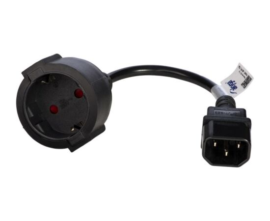 Akyga AK-PC-10A power cable Black 0.15 m CEE7/4 Сетевые кабели, провода