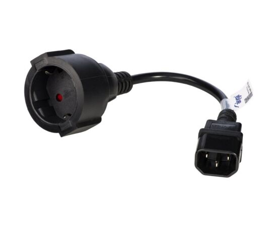 Akyga AK-PC-10A power cable Black 0.15 m CEE7/4 Сетевые кабели, провода