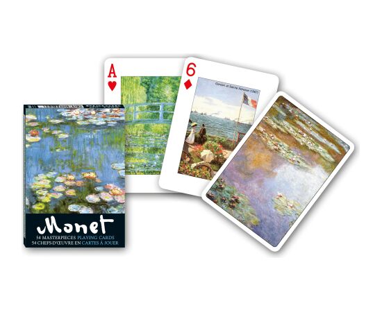 PIATNIK Spēļu kārtis Monet Puzles
