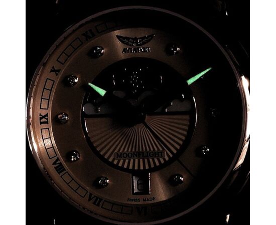 AVIATOR Douglas Moonflight  Diamonds Edition V.1.33.2.383.4 Rokas pulksteņi 
