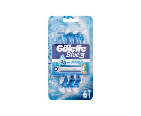 Gillette Blue3 / Cool 6pc Skuvekļu papildpiederumi