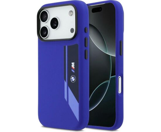 BMW M Silicon Vertical Logo MagSafe Case Aizsargapvalks priekš Apple iPhone 17 Pro Neoriģinālie Maciņi