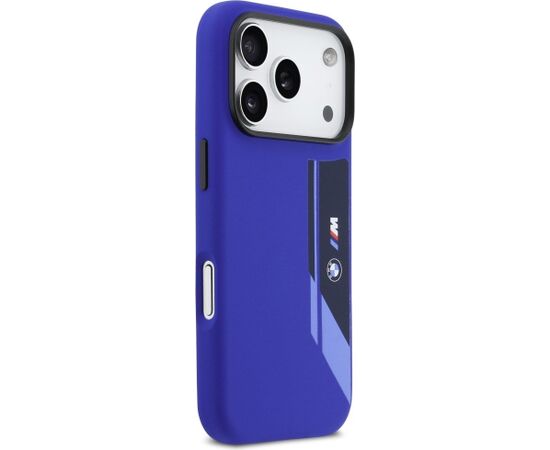 BMW M Silicon Vertical Logo MagSafe Case Aizsargapvalks priekš Apple iPhone 17 Pro Neoriģinālie Maciņi