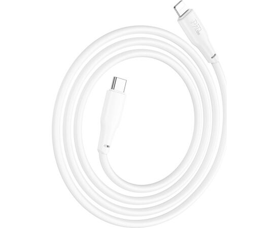 USB cable Hoco X93 PD20W USB-C to Lightning 2.0m white Data USB kabeļi