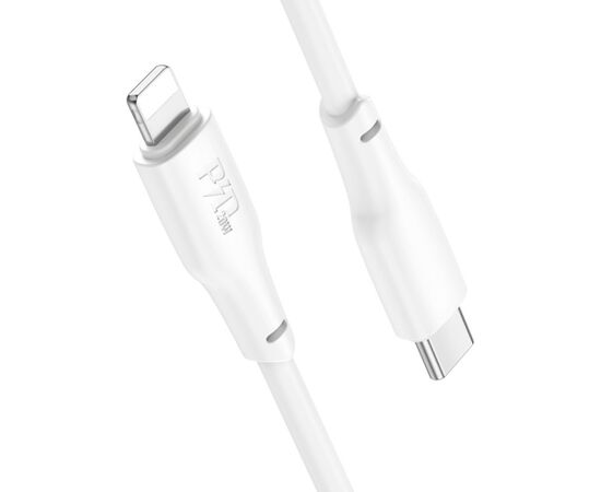 USB cable Hoco X93 PD20W USB-C to Lightning 2.0m white Data USB kabeļi