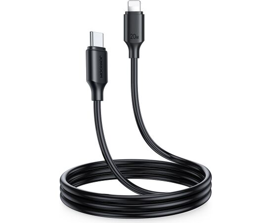 USB cable Joyroom S-CL020A9 Type-C to Lightning 20W 1.0m black Data USB kabeļi