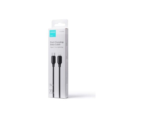 USB cable Joyroom S-CL020A9 Type-C to Lightning 20W 1.0m black Data USB kabeļi