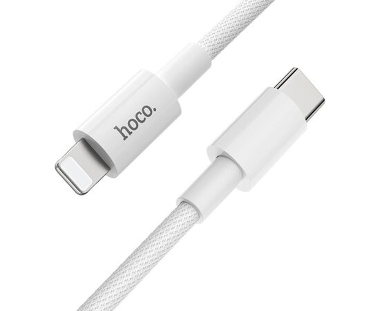 USB cable Hoco X56 PD Type-C to Lightning 1.0m white Data USB kabeļi