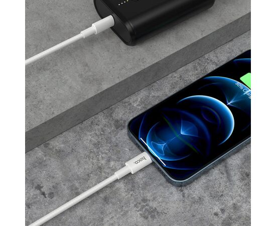 USB cable Hoco X56 PD Type-C to Lightning 1.0m white Data USB kabeļi