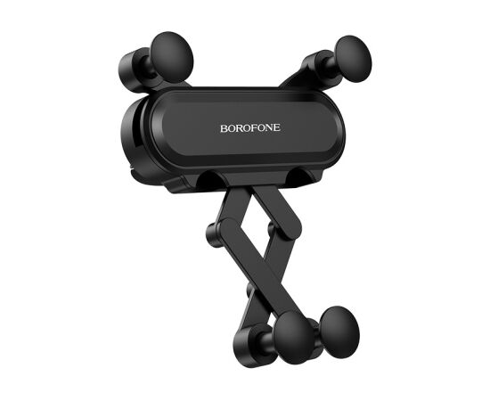 Car phone holder Borofone BH19 for using on ventilation grille, black Telefonu Turētāji Auto Velo Moto