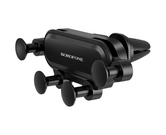 Car phone holder Borofone BH19 for using on ventilation grille, black Telefonu Turētāji Auto Velo Moto