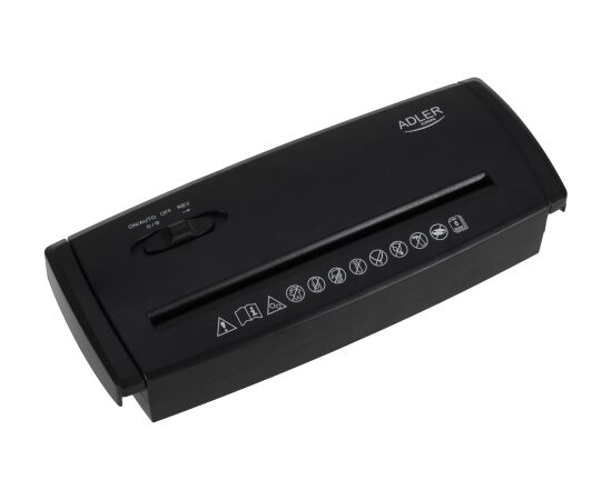 Adler Paper Shredder AD 1040 Black Dokumentu smalcinātāji