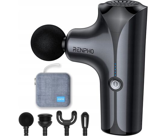 Renpho Massage Gun Edge Mini masieris, melns — PEU-RP-GM173-BK Ķermeņu masieri
