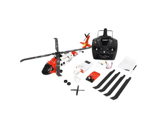 Amewi UH60 Black Hawk береговой охранный вертолет 6G/3D RTF Радиоуправляемые Игрушки