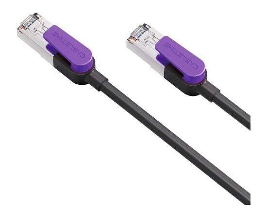 Cabletime Патч-корд Cat8 S/STP, 2m, чёрный Сетевые кабели