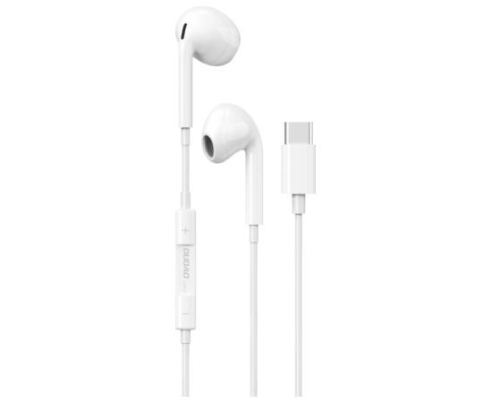 Dudao   Dudao In-Ear Headphones with USB Type-C Connector White (X14PROT) Austiņas