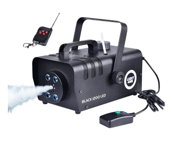 LIGHT4ME BLACK 1200 LED dūmu mašīna Diskotēku un ballīšu apgaismojums
