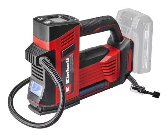 Einhell CE-CC 18/23 D Li-Solo akumulatora automobiļa kompresors, 18 V, sarkans/melns, (bez akumulatora un lādētāja) Kompresori