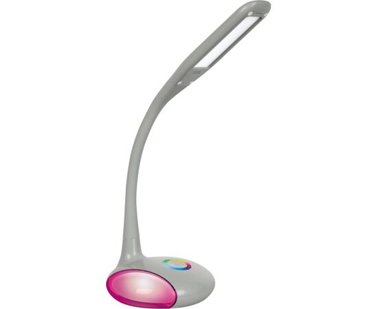Activejet LED desk lamp VENUS GREY with RGB base Biroja galda lampas