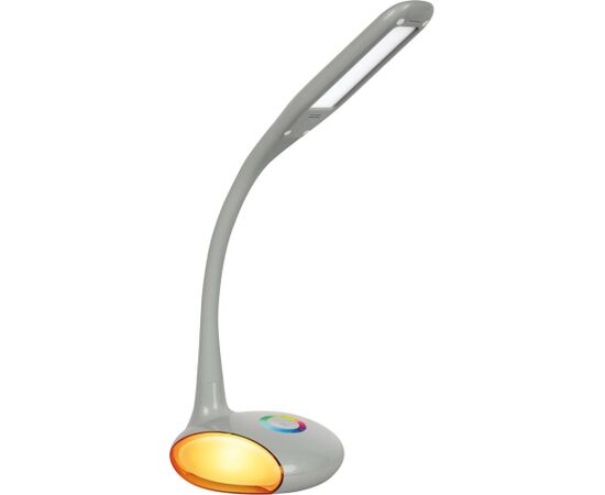 Activejet LED desk lamp VENUS GREY with RGB base Biroja galda lampas